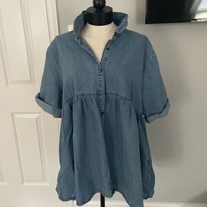 By Together Blue Denim Mini Dress